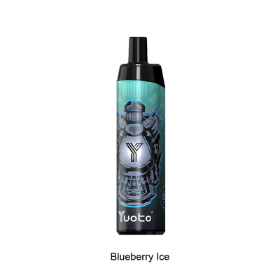 ขายส่ง Vape Pen 2022 ออกแบบใหม่ Vaporizer ทิ้งพร้อมตาข่ายคอยล์ 14ml E-Liquid 650mAh แบตเตอรี่ Blueberry Ice