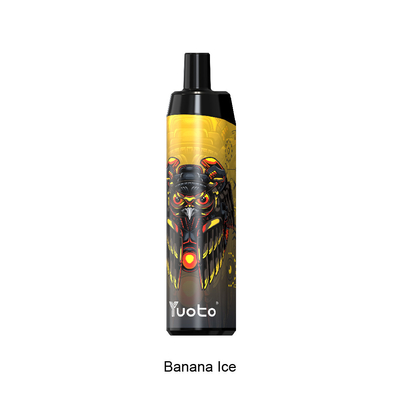 Vape Pod แบบใช้แล้วทิ้ง 5,000 พัฟรสกล้วย Yuoto Thanos ตาข่ายคอยล์ 14ml Ejuice 650mAh แบตเตอรี่ Bulking China Factory