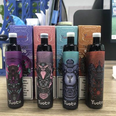 Yuoto Distributors Vape Pod แบบใช้แล้วทิ้ง 14ml E Juice 650mAh แบตเตอรี่ ขดลวดตาข่าย