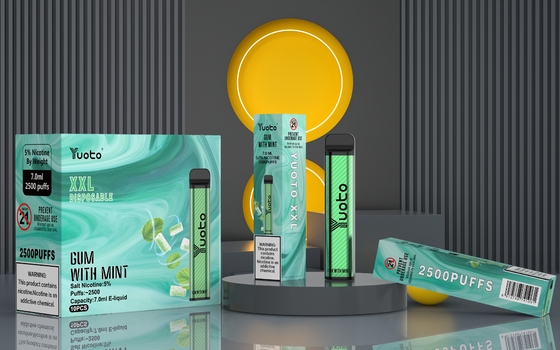 7 มล Yuoto Vape ครั้งเดียว XXL 2500 Puffs อร่อยของอุปกรณ์