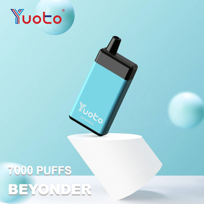 ค้นพบผลงานของ Yuoto 7000 Puffs Vape แบตเตอรี่ 900mAh และ 7000 Puffs