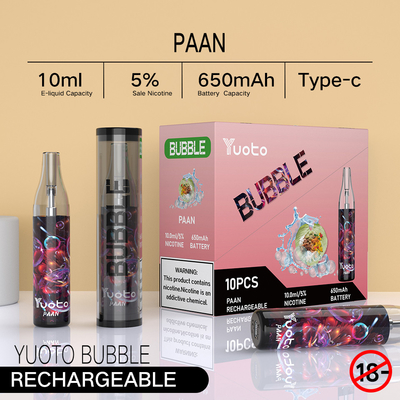 ราคาขายส่ง Yuoto Bubble 4500 พัฟส่องแสงด้วยไฟ LED แตงโมน้ำแข็งคุณภาพดีสำหรับFOB