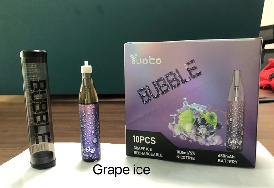 หลอดแก้ว Yuoto Bubble, 4000 Puff Vapes สำหรับการผ่อนคลายบาร์