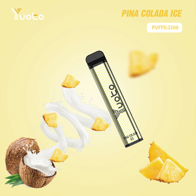 Yuoto xxl 2500puffs 1200mah 7ml eliquid รูปทรงสี่เหลี่ยม yuoto vape แบบใช้แล้วทิ้ง yuotovape โรงงานเดิม vape pod ในประเทศจีน
