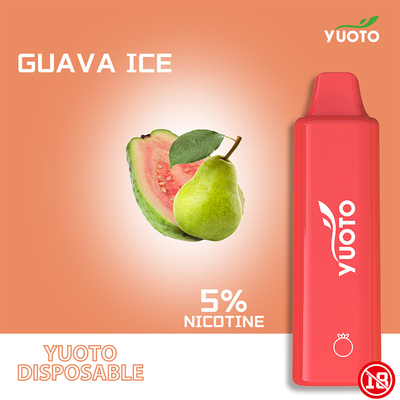 HOT Yuoto Smart Pro 1500puff 2-5% Mg แบบใช้แล้วทิ้ง Ecig Square Line Appearance