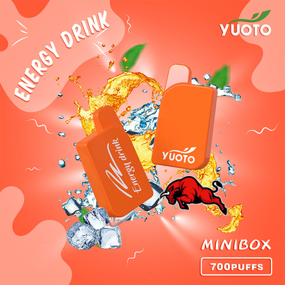 E Juice 2.3ml Yuoto Mini Box Vape 700 พัฟใช้แล้วทิ้ง 15 รส