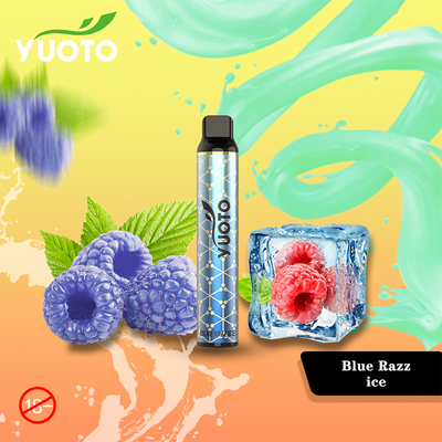 แบตเตอรี่ 1350mAh Yuoto Luscious 3000puff Vape แบบใช้แล้วทิ้ง 27 รส Guava Ice