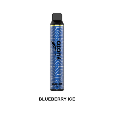 บุหรี่อิเล็กทรอนิกส์ชนิดใหม่ Yuoto Vape 3000 Puffs Blueberry 1350mAh แบตเตอรี่ 8ml E Juice