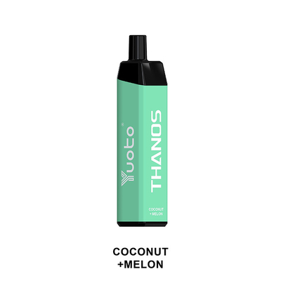 14ml E Juice 5000puff Yuoto Thanos แบตเตอรี่แบบใช้แล้วทิ้ง 650mAh
