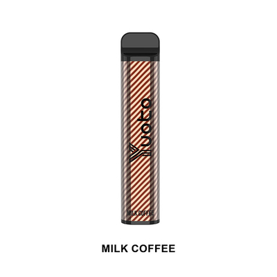 2500 Puffs Yuoto ทิ้ง Ecigs Vape ด้วยเกลือนิโคติน 5%
