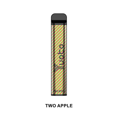Yuoto Longest Lasting E Cig XXL 2500 Puffs Double Apple 50mg 7ml Juice