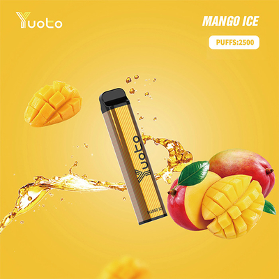 Xxl Yuoto Vape แบบใช้แล้วทิ้ง, 2500puff บุหรี่ E แบบใช้แล้วทิ้ง Vape