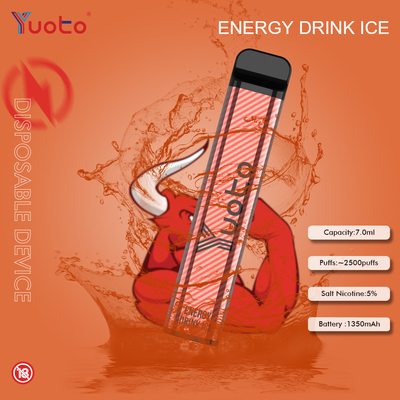GMP Certified Yuoto E บุหรี่ Poplar 2500 Puffs XXL 5% Nic