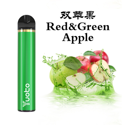 Yuoto classic model 1500 Puffs Disposable Vape 19x102mm 26 แบตเตอรี่รสผลไม้รวม 900mAh