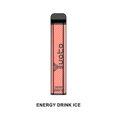 Yuoto XXL 2500 Puffs vape แบบใช้แล้วทิ้งยอดนิยม Energy Drink Ice 7ml 1200mAh 5%