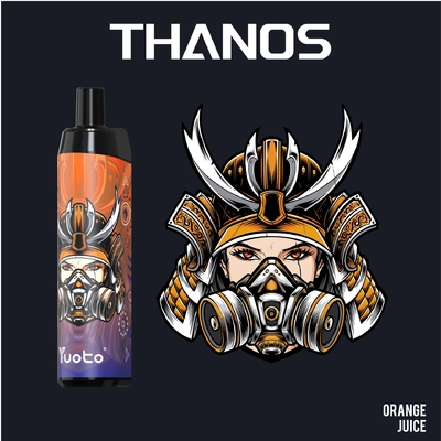 คุณภาพสูง Yuoto Thanos 5000 พัฟทิ้ง Vape E-Cigarettes Vape ปากกาตาข่าย Coil ชาร์จ 650mAh 14ml นิโคติน 5%