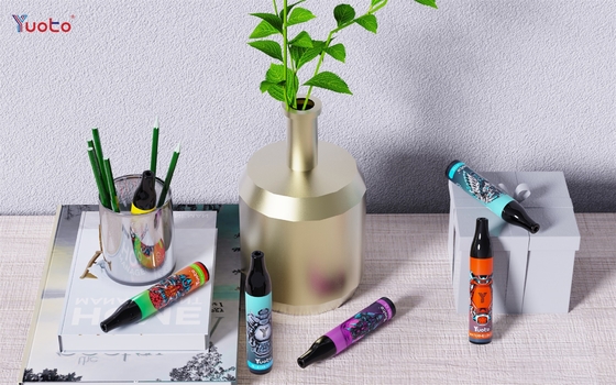 Original Yuoto 2000 พัฟ Vape Disposable vape ตาข่าย Coil 6ml E น้ำ 850mAh E-Cigarettes Vape ปากกา
