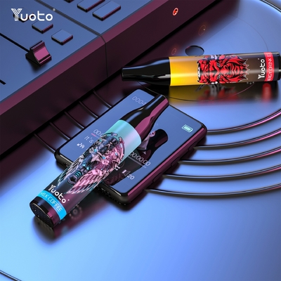 Yuoto 2000 ยอดนิยม Puffs Vape Disposable vape Mesh Coil 6ml E Juice 850mAh E-Cigarettes Vape ปากกา