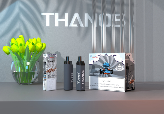 14ml E Juice 5000puff Yuoto Thanos แบตเตอรี่แบบใช้แล้วทิ้ง 650mAh