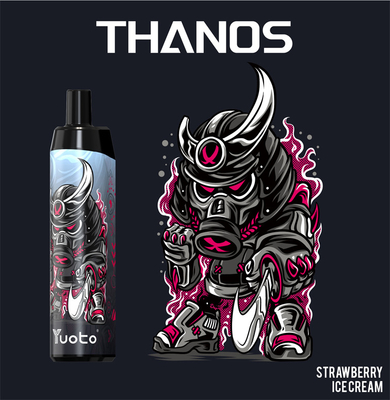 Yuoto Thanos 5000 พัฟพร้อมแบตเตอรี่ Type C และขดลวดตาข่าย