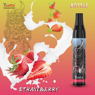 Delicious Yuoto Bottle 600 Puffs Vape แบบใช้แล้วทิ้ง 0 มก./มล. นิโคตินรสผลไม้