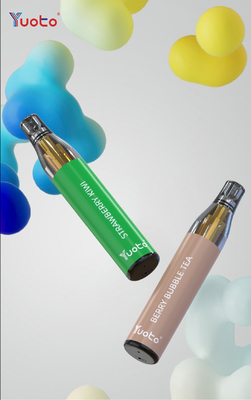 Yuoto 600 Puffs Mech Coil 2% Nicotine Vape Pen Bottle Max พร้อม Tpd