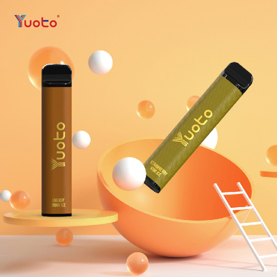 น้ำผลไม้ 9 มล. Yuoto Vape แบบใช้แล้วทิ้ง Xxl สูงสุด 3500 พัฟ 5% บุหรี่ E เกลือ Nic