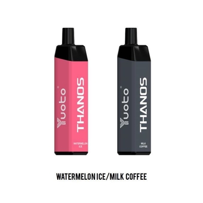 Yuoto 5000 Puffs Vape แบบใช้แล้วทิ้ง Thanos E ม้วนตาข่ายน้ำผลไม้