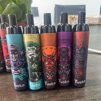 Vape แบบใช้แล้วทิ้ง Yuoto Thanos 5000 Puffs Mesh Coil 14ml E-Liquid 650mAh แบตเตอรี่ 19 รสผลไม้