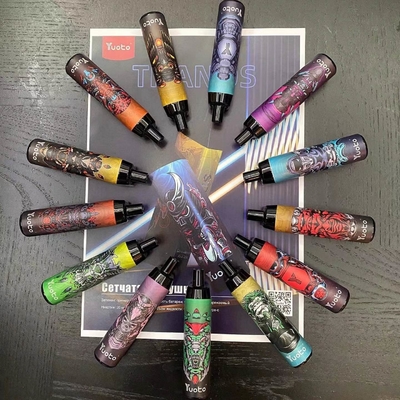 ปากกา Vape แบบใช้แล้วทิ้ง Yuoto Thanos 5000 Puffs Mesh Coil 14ml E-Liquid 650mAh แบตเตอรี่
