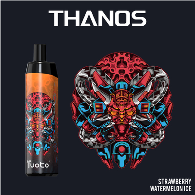 ปากกา Vape แบบใช้แล้วทิ้ง Yuoto Thanos 5000 Puffs Mesh Coil 14ml E-Liquid 650mAh แบตเตอรี่