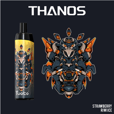 ขายส่ง Pod แบบใช้แล้วทิ้ง Yuoto Thanos 5000 Puffs 14ml E-Liquid 650mAh แบตเตอรี่ 19 รสชาติขดลวดตาข่ายสำหรับควันที่ใหญ่ขึ้น