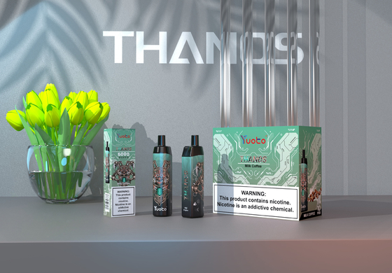 ราคาโรงงานทิ้ง Pod 14ml E-Liquid 650mAh แบตเตอรี่ Yuoto Thanos 5000 Puffs Mesh Coil สำหรับควันที่ใหญ่ขึ้น
