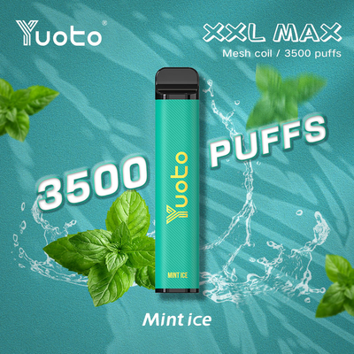 Yuoto รุ่นใหม่ XXL Max 3500 Puffs Electric Hookah Vape Pod Factory น้ำแข็งบลูเบอร์รี่โดยตรง