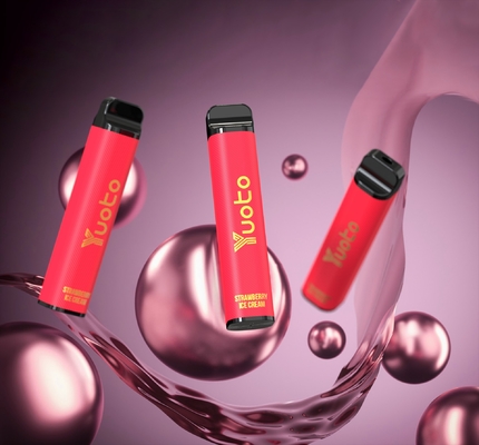 Yuoto xxl Max 3500 Puffs สตรอเบอร์รี่แตงโมโรงงานเดิม e cig 5% nitotion 9mle ของเหลว