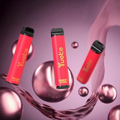 เกลือนิโคติน 5% 3500 Puffs Vape แบบใช้แล้วทิ้ง, 9.0ml E Juice Mesh Coil Yuoto Xxl Max