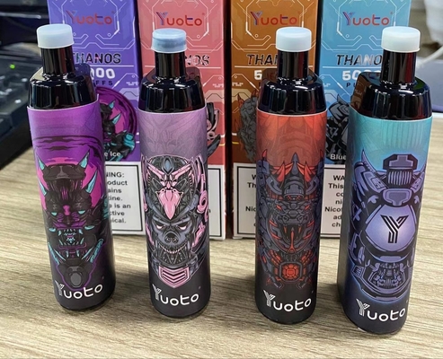 5000 Puffs ขายส่ง Vape แบบใช้แล้วทิ้งพร้อม E-Liquid 14ml 650mAh Battery Mesh Coil รองรับการปรับแต่ง