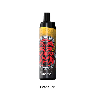2022 ใหม่มาถึงบุหรี่อิเล็กทรอนิกส์ Vape แบบใช้แล้วทิ้ง 14ml E-Liquid 650mAh แบตเตอรี่ Grape Ice สำหรับผู้จัดจำหน่ายพัฟ