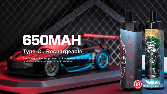 2022 ใหม่มาถึงบุหรี่อิเล็กทรอนิกส์ Vape แบบใช้แล้วทิ้ง 14ml E-Liquid 650mAh แบตเตอรี่ Grape Ice สำหรับผู้จัดจำหน่ายพัฟ
