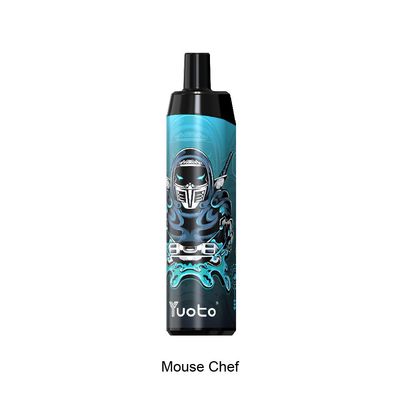 5000 Puff ทิ้ง Vape Shisha 14ml Ejuice 650mAh เชฟเมาส์แบบชาร์จแบตเตอรี่สำหรับตลาดตะวันออกกลาง