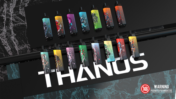 5000 Puffs Vape Pod แบบใช้แล้วทิ้งรสพีช Yuoto Thanos Mesh Coil 14ml Ejuice 650mAh Battery จากโรงงานในจีน
