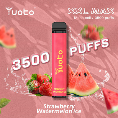 3500 พัฟ vape แบบใช้แล้วทิ้ง Yuoto xxl max คอยล์ผสมรสชาติ