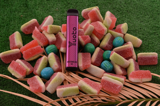 YUOTO vape แบบใช้แล้วทิ้ง WATERMELON ICE ecig รสผลไม้ 2500puff