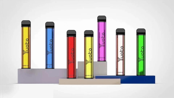 พีชน้ำแข็ง 2500 พัฟปากกา Vape แบบใช้แล้วทิ้ง Yuoto XXL 7ml Ejuice แบตเตอรี่ 1200mAh สำหรับ Turky