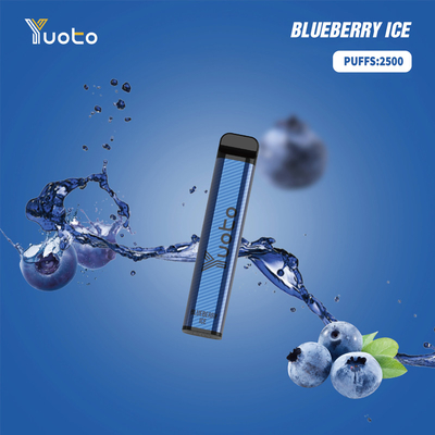 การจัดส่งที่รวดเร็ว Yuoto XXL 2500puffs บุหรี่ 2500 Puff Vaping Device 7.0ml Eliquid 1200mAh Battery