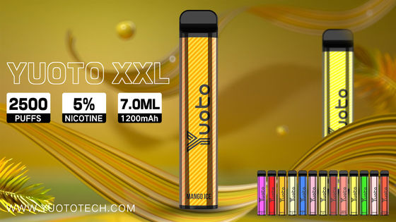 ขายส่งปากกา Vape 2022 ใหม่บุหรี่อิเล็กทรอนิกส์แบบใช้แล้วทิ้ง 7ml E-Liquid 1200mAh แบตเตอรี่เครื่องดื่มให้พลังงานสำหรับอินเดีย USA UK