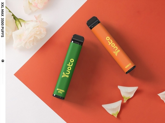 น้ำแข็งผลไม้รสทิ้ง vape ปากกา yuoto xxl สูงสุด 3500 พัฟตาข่ายขดลวด 1200mah แบตเตอรี่