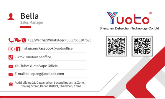 ขาย Yuoto Pina Colada Flavour 2500 Puff Bar 7ml Ecig Disposable Pod Vape