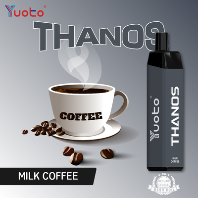 บุหรี่อิเล็กทรอนิกส์ Thanos 5000 Puff Vape แบบใช้แล้วทิ้งจากโรงงาน yuoto ในเซินเจิ้นพร้อมโรงงานเอลฟ์บาร์