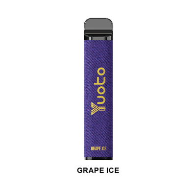 น้ำแข็งรสสตรอเบอร์รี่พีช Yuoto XXL Max 3500 Puffs Electric Vape Pen พร้อมขดลวดตาข่าย